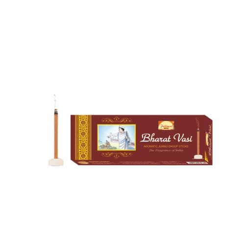 PARIMAL Bharat Vasi Jumbo Dhoop Sticks | | Pack of 12-25 Grams X 12 = 300G | | The Fragrance of India | Aromatic Jumbo Dhoop Sticks |