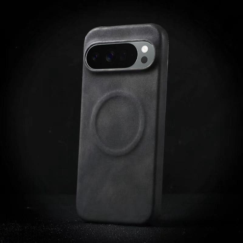 For Google Pixel 10 / Pixel 10 Pro Feel Sheepskin MagSafe Magnetic Phone Case(Black)
