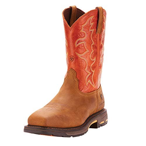 Ariat WorkHog Waterproof Composite Toe Work Boots - Men's Safety Toe Western Boot