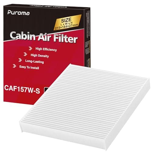 Puroma Cabin Air Filter, Replacement for CP157, CF12157, Compatible with Subaru, Toyota Camry, RAV4, Highlander, Corolla, Sienna, Pruis, Venza and Avalon, Lexus, Mazda