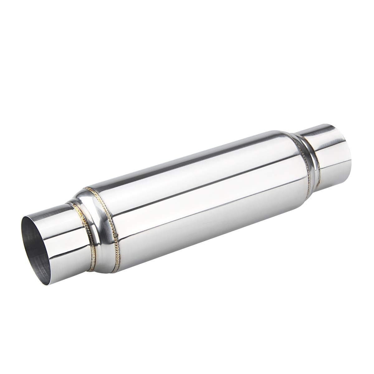 LCGP 3 Universal Resonator Straight Through Performance Muffler 16 Overall Length