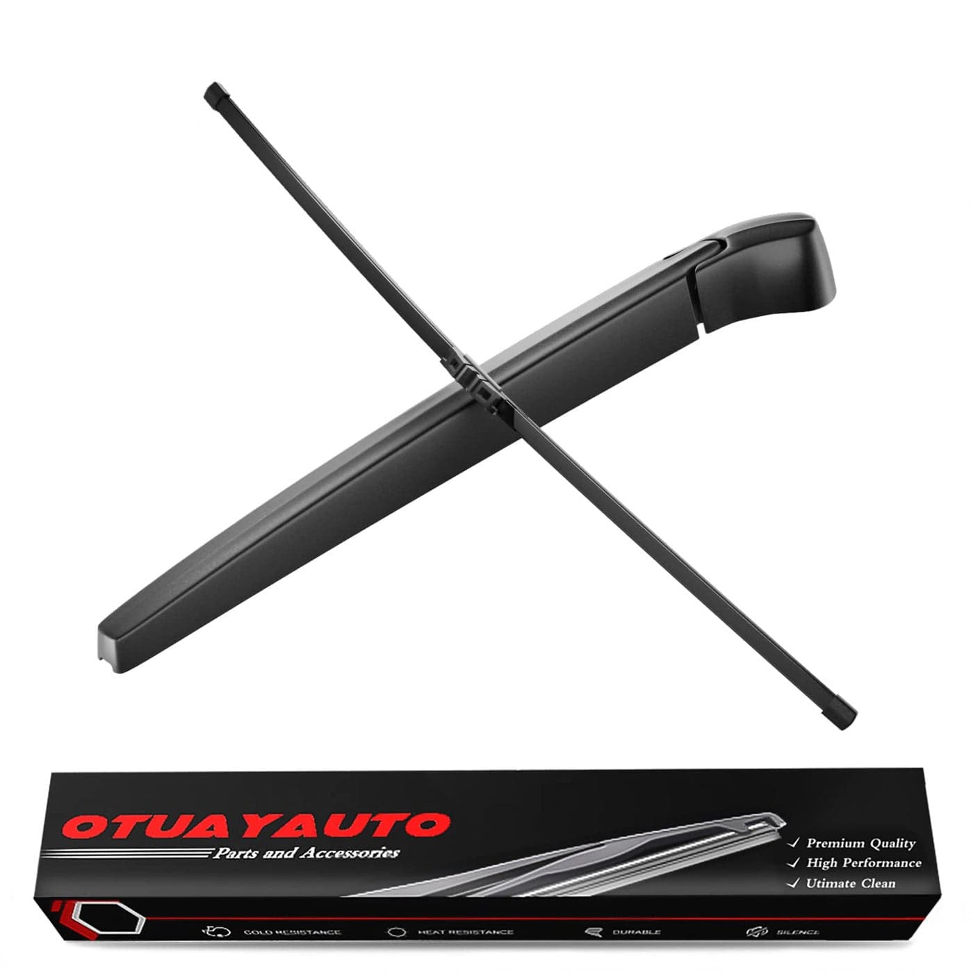 Replacement for BMW X5 X5M E70 20072013 REAR WINDSHIELD BACK WIPER ARM Blade SET OE61627206357
