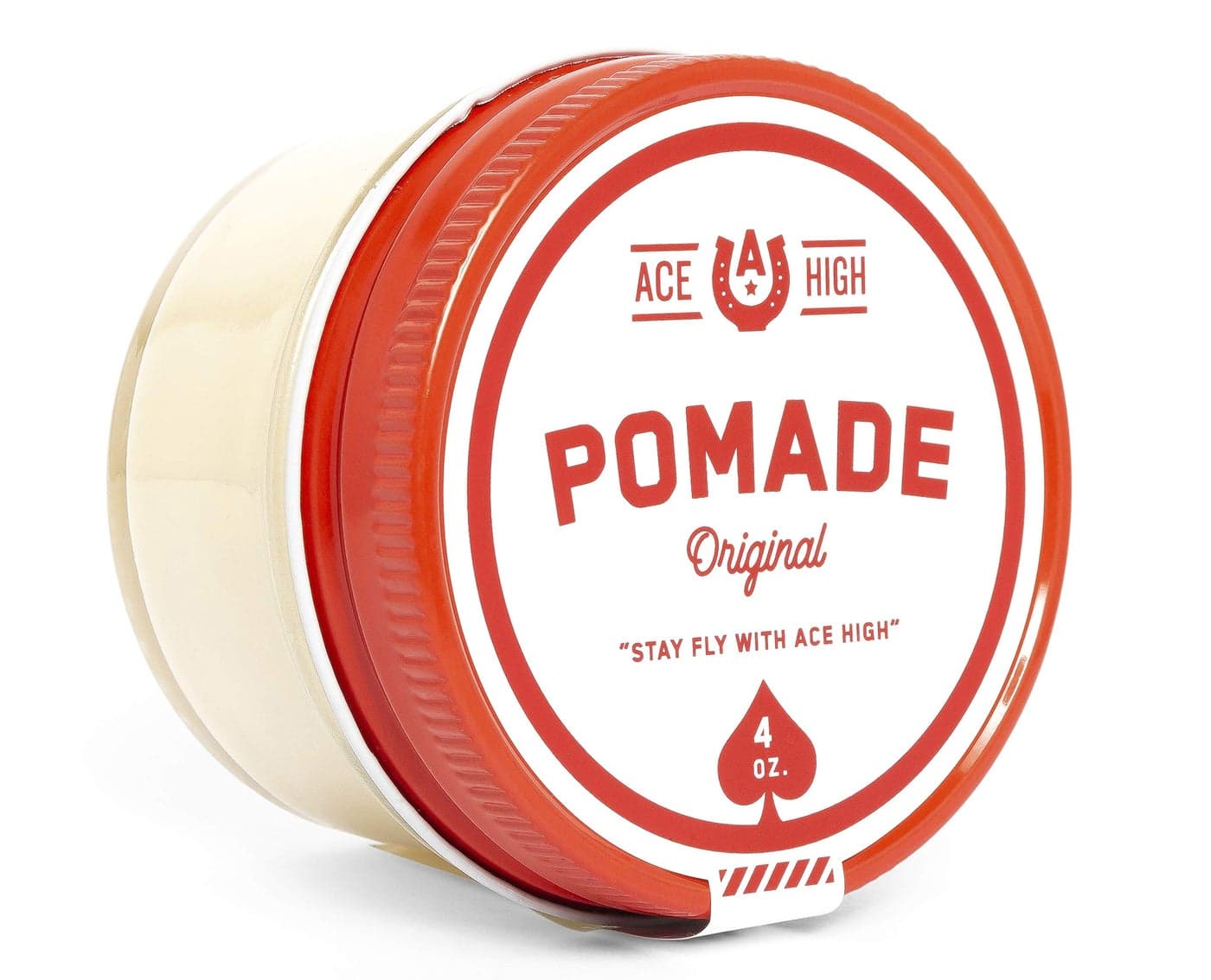 Ace High Pomade Strong Hold Natural Shine Water Based Hand Crafted 4oz