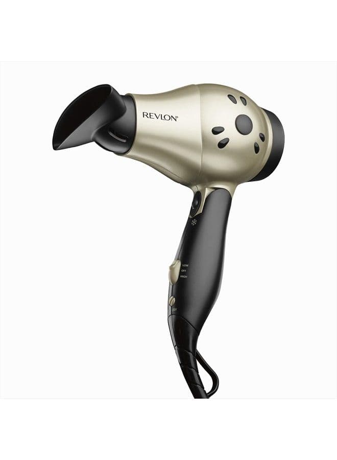 Revlon 1875W Compact Folding Handle Hair Dryer | Great for Travel