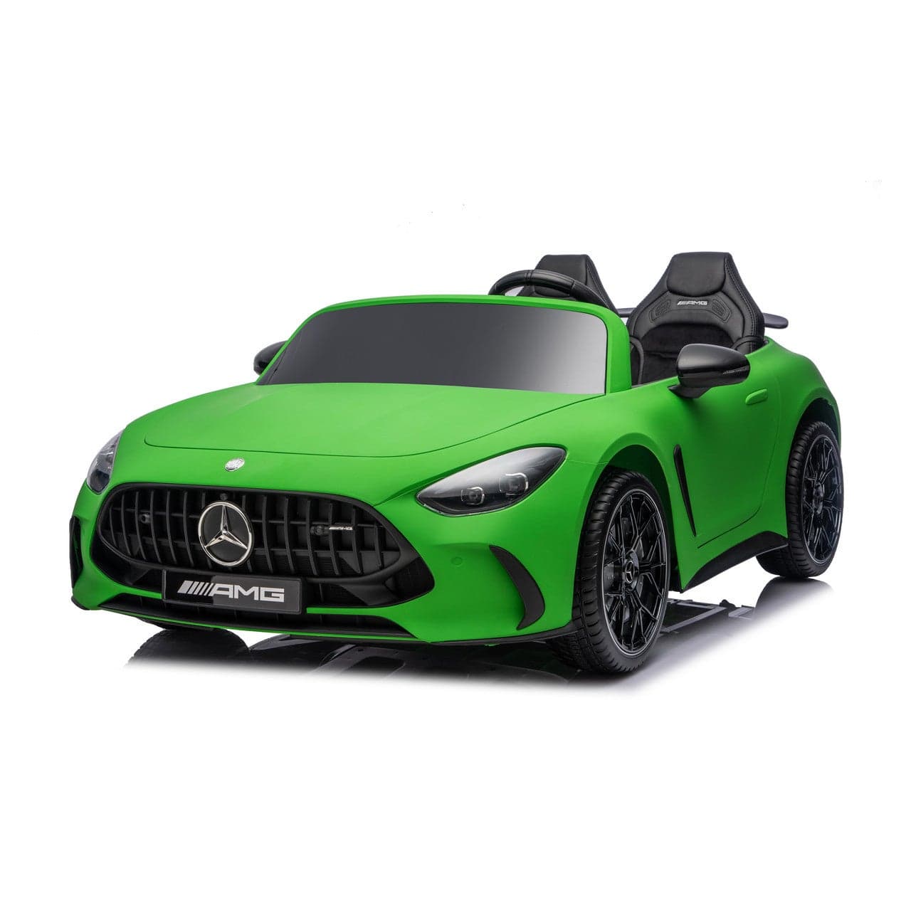 Mercedes-Benz Licensed Powered Riding Car for Kids LB 1666DX – 24V Electric Ride-On Car with 4 Motors, EVA Wheels, LED Lights, Music Player for Kids Ages 3–8 Years - Green