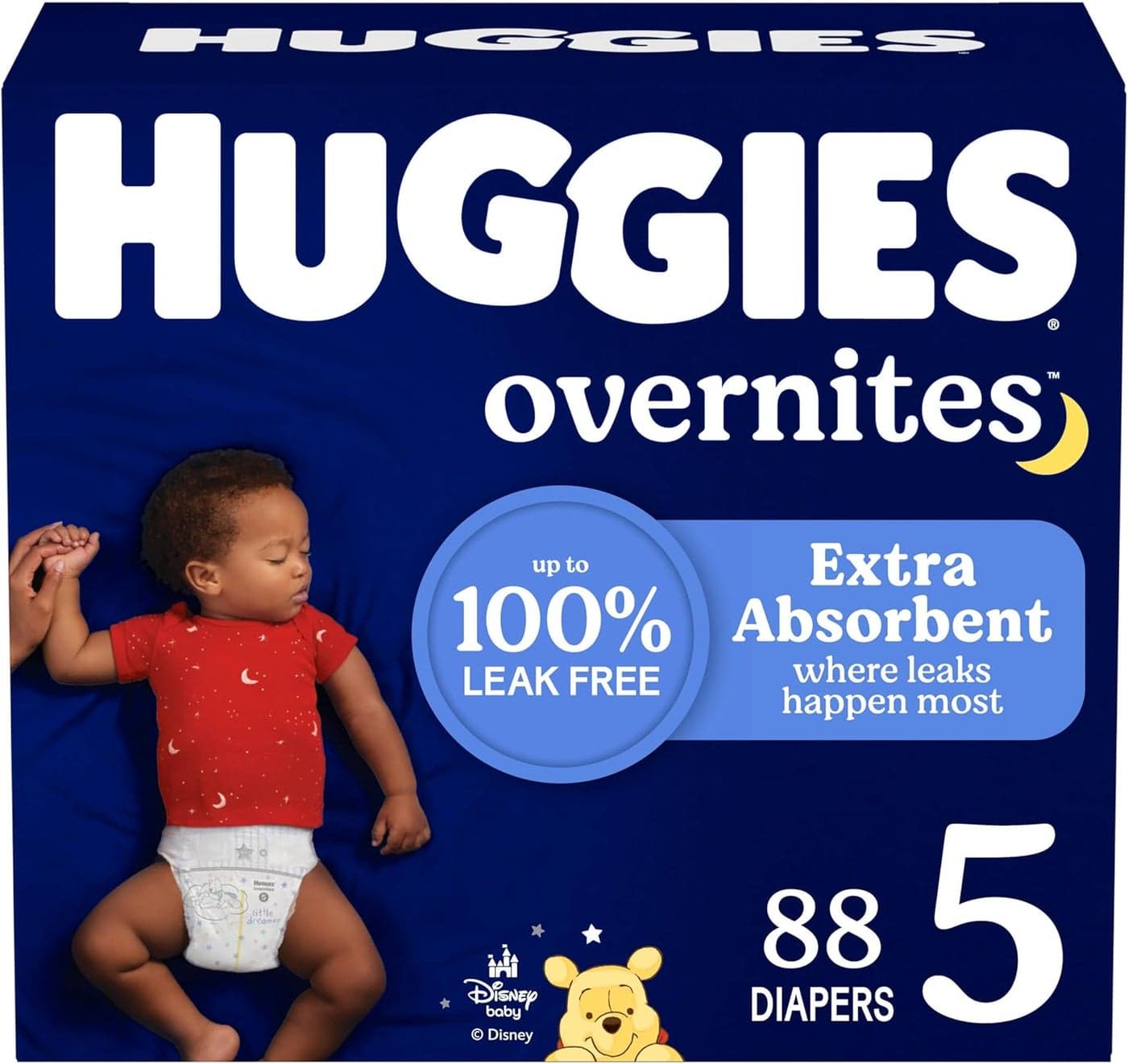 Huggies Overnites Size 5 Diapers - 88 Count