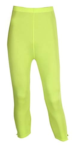 LYCOT Fluid Fashion Ladies 3/4 Tight Plain for All Fitness Activities Parrot Green