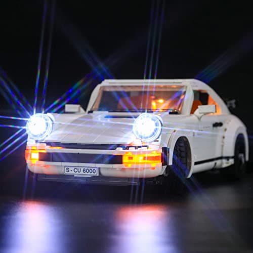 GEAMENT LED Light Kit for New 2021 Porsche 911 Compatible with Lego 10295 Creator Expert Model Model Set Not Included