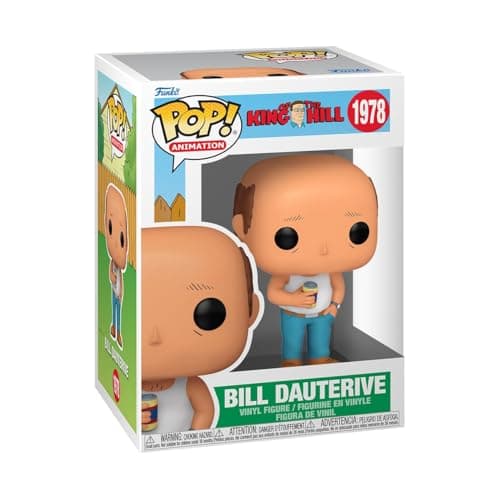 Funko Pop TV King Of the Hill Bill Dauterive Collectable Vinyl Figure Gift Idea Official Merchandise Toys for Kids Adults Cartoons Fans Model Figure for Collectors and Display