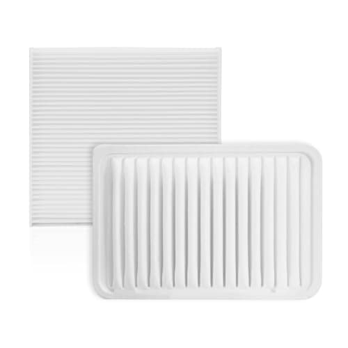 HYFTJYZ Engine & Cabin Air Filter Combo Set 87139-07010 17801-0H050 Compatible with Toyota 2007-2017 Camry 4 cylinders,2009-2016 Venza 4 cylinders (87139-07010#17801-0H050)