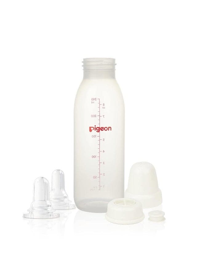 Pigeon Baby Cleft Palate Bottle with 2 Nipples, 8.11 Oz, Please Use It Under The Guidance of a Pediatrician