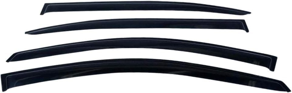 Tape On Window Visors Fits for 20082012 Honda Accord 4Door Sedan Side Auto Window Wind Deflectors Ventshade Rain Guards for CarsTrucks