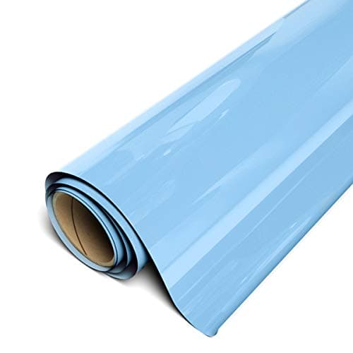 Siser EasyWeed Heat Transfer Vinyl 118 x 2FT Roll Compatible with Siser RomeoJuliet Other Professional or Craft Cutters Layerable CPSIA Certified Pale Blue HEX 9BCBEB