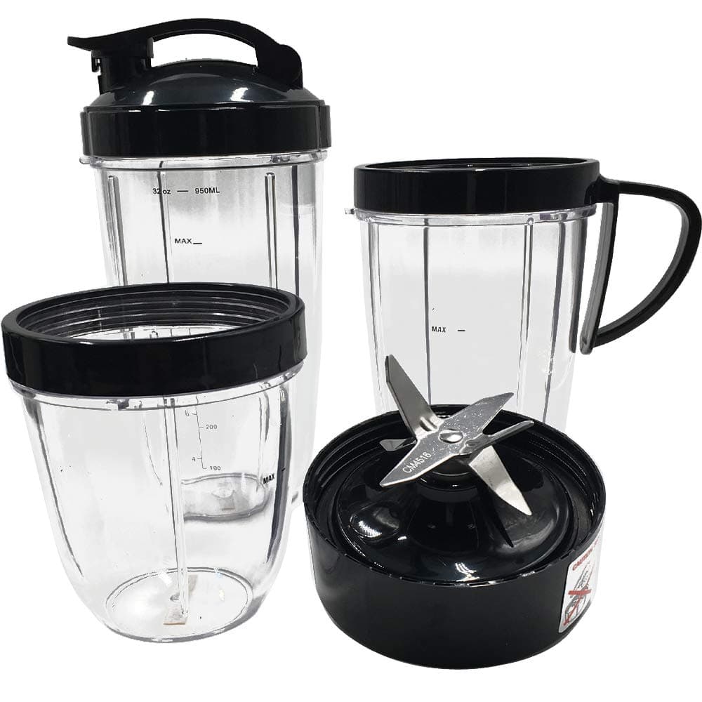 JOYSTAR Replacement parts 18oz24oz32oz Cup and Extractor Blade Set Compatible with Nutribullet primebalanceleanMaxselect with 1200W Blender Juicer 7