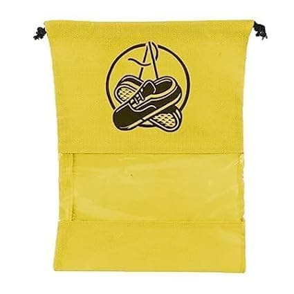 Stylbase Shoe Bag for Travel & Storage Travel Organizer for Women & Men Travel Accessories Shoe Organizer Shoe Bags Pouches Travel Shoe Cover (Shoe Cover Yellow 2)