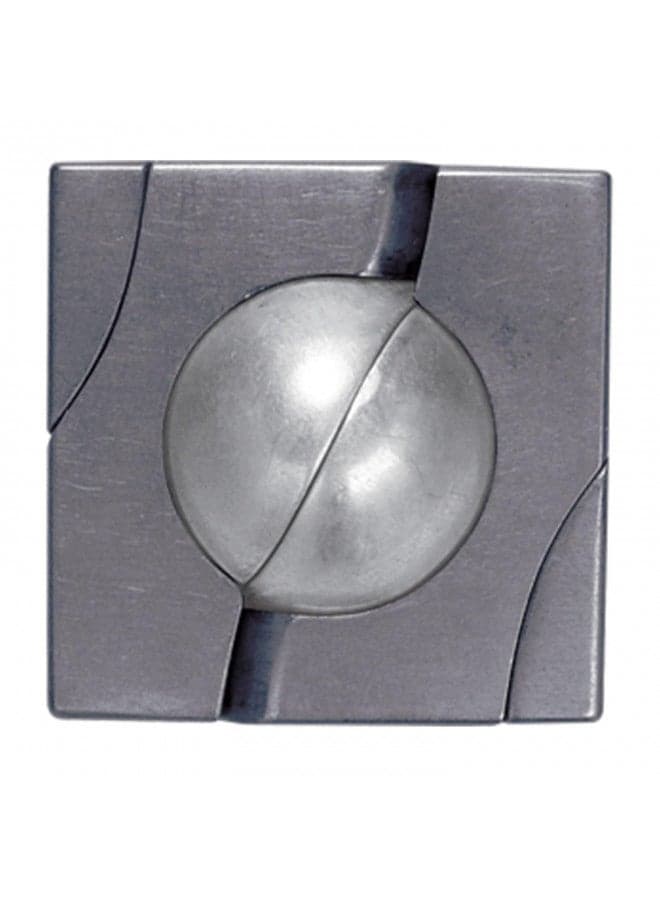BePuzzled |Marble Hanayama Metal Brainteaser Puzzle Mensa Rated Level 4, for Ages 12 and Up
