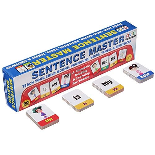 Negi Sentence Master Puzzle Card for Kids to Learn Nouns,Pronouns,Verbs,Tenses & Sentences