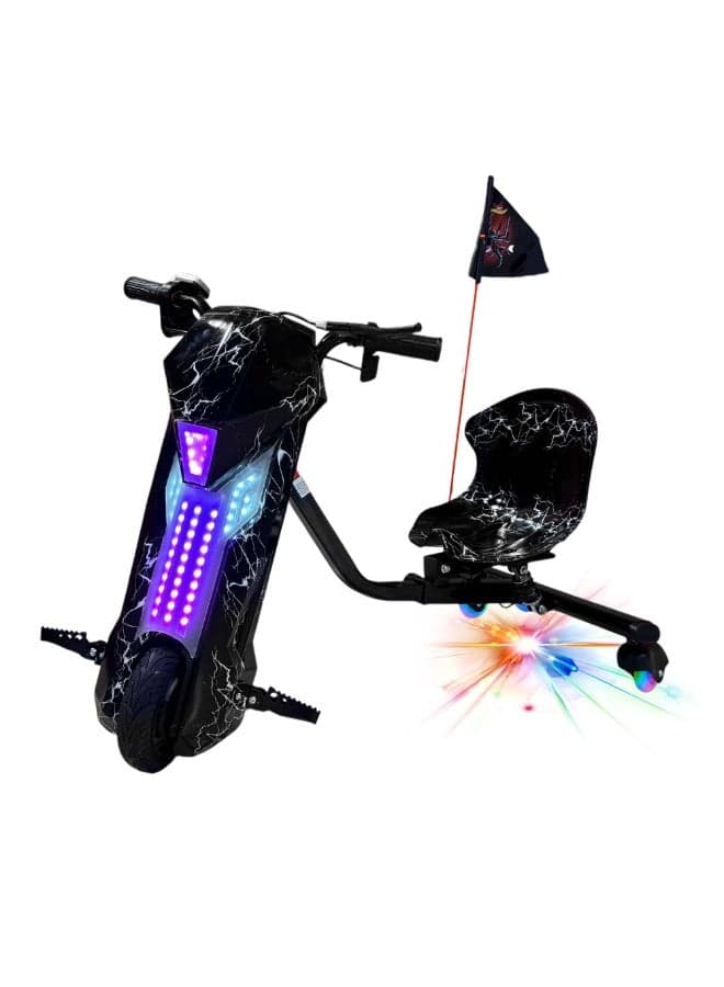D02 Electric Drift Car, Electric Drift Trike, Drift Scooter, Drift Kart, Electric Drift Kart, Ride On Drift Car, Kids Drift Car, Electric Ride On Car, Kids Electric Vehicle, Ride On Toy Car, Battery Powered Drift Car, 18KM/H High Speed Drift Car, LED Lights Drift Car, RGB Lights Drift Trike, Drift C