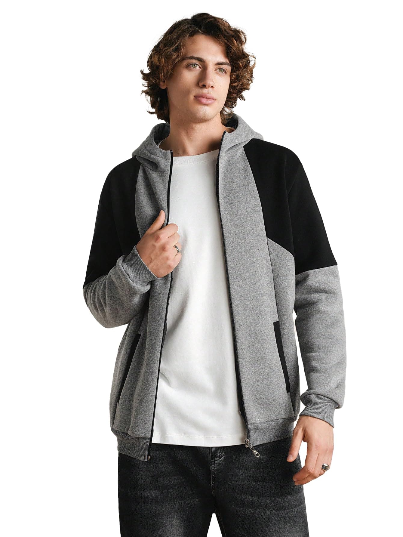 TAGDO Men's Cape Coat (Standard Length Jacket-2025-Black-L_Black