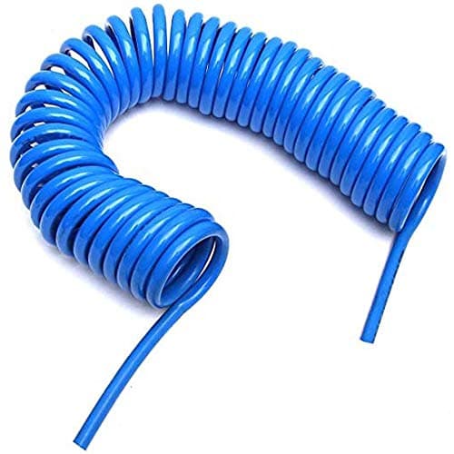 HOSEMART 8mm x 5mm x 10 Meter Long Polyurethane Flexible Pneumatic Pipe PU Coil Helical Spiral Tube Hose
