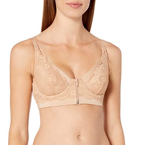 Rosie Pope Women's Maternity Long Line Two in One Bra, Nude, 36C