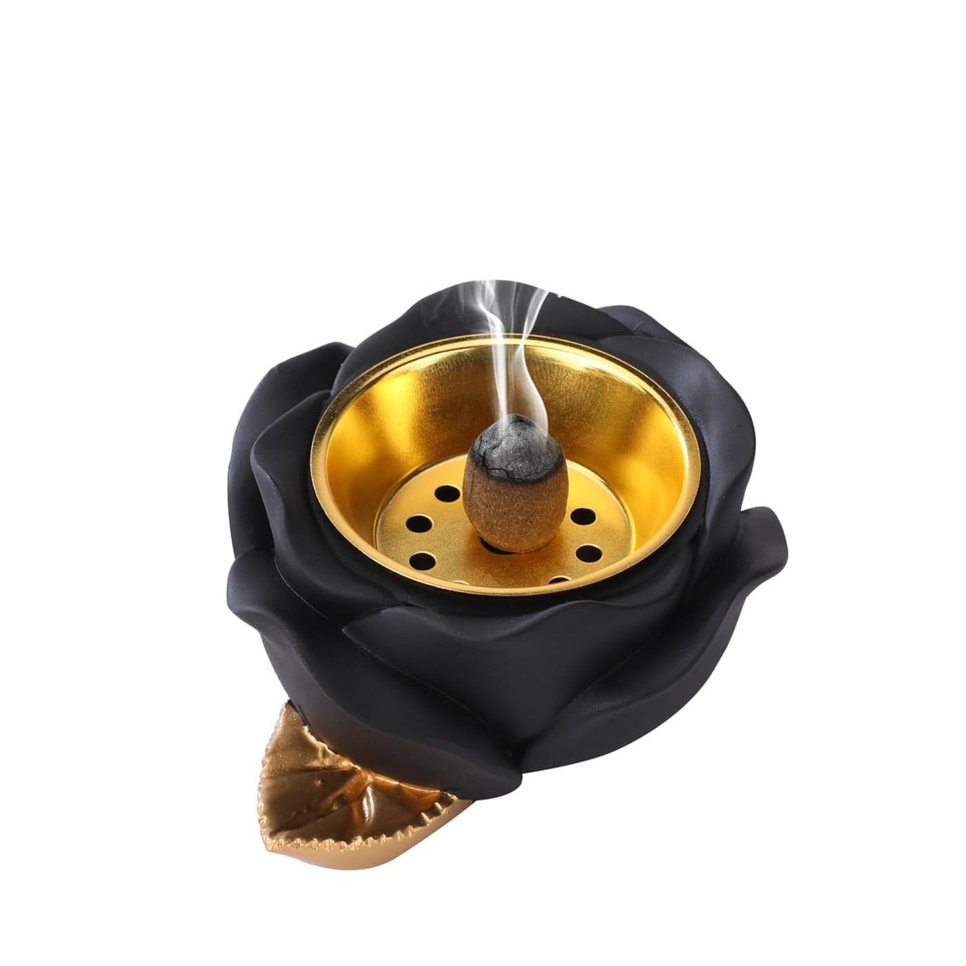 NYTRYD Holder Incense Burner Incense Holder for DecorationKapoor Dani Aroma Diffuser Dhoop Dani Pot for Purifying Mandir Cone Bakhoor Cone Holders for Office Home Decor Incense Burner NY04