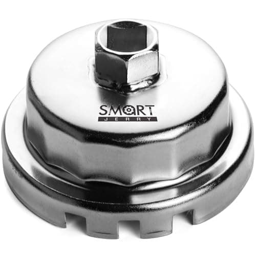 SMART JERRY 64mm 14 Flutes Oil Filter Wrench Compatible with Toyota Lexus