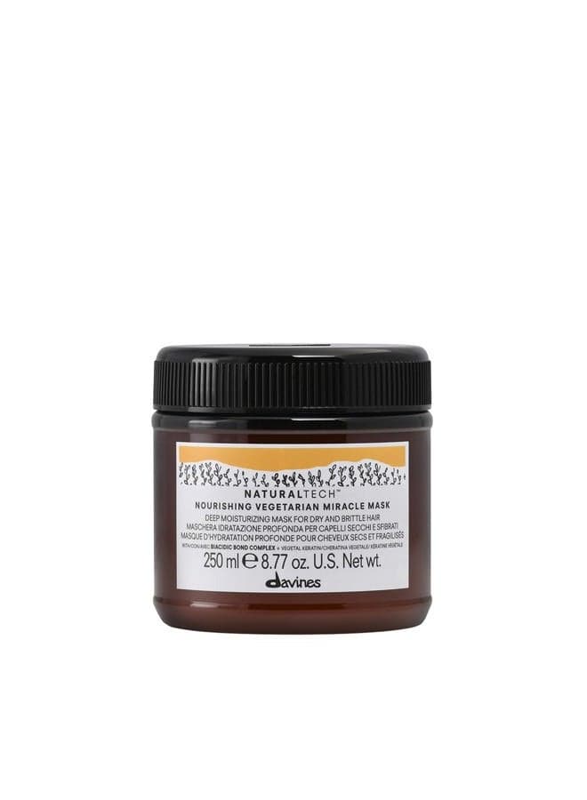 Naturaltech NOURISHING Vegetarian Miracle Mask, Deep Moisturizing For Dry And Brittle Hair, 8.77 Fl. Oz.