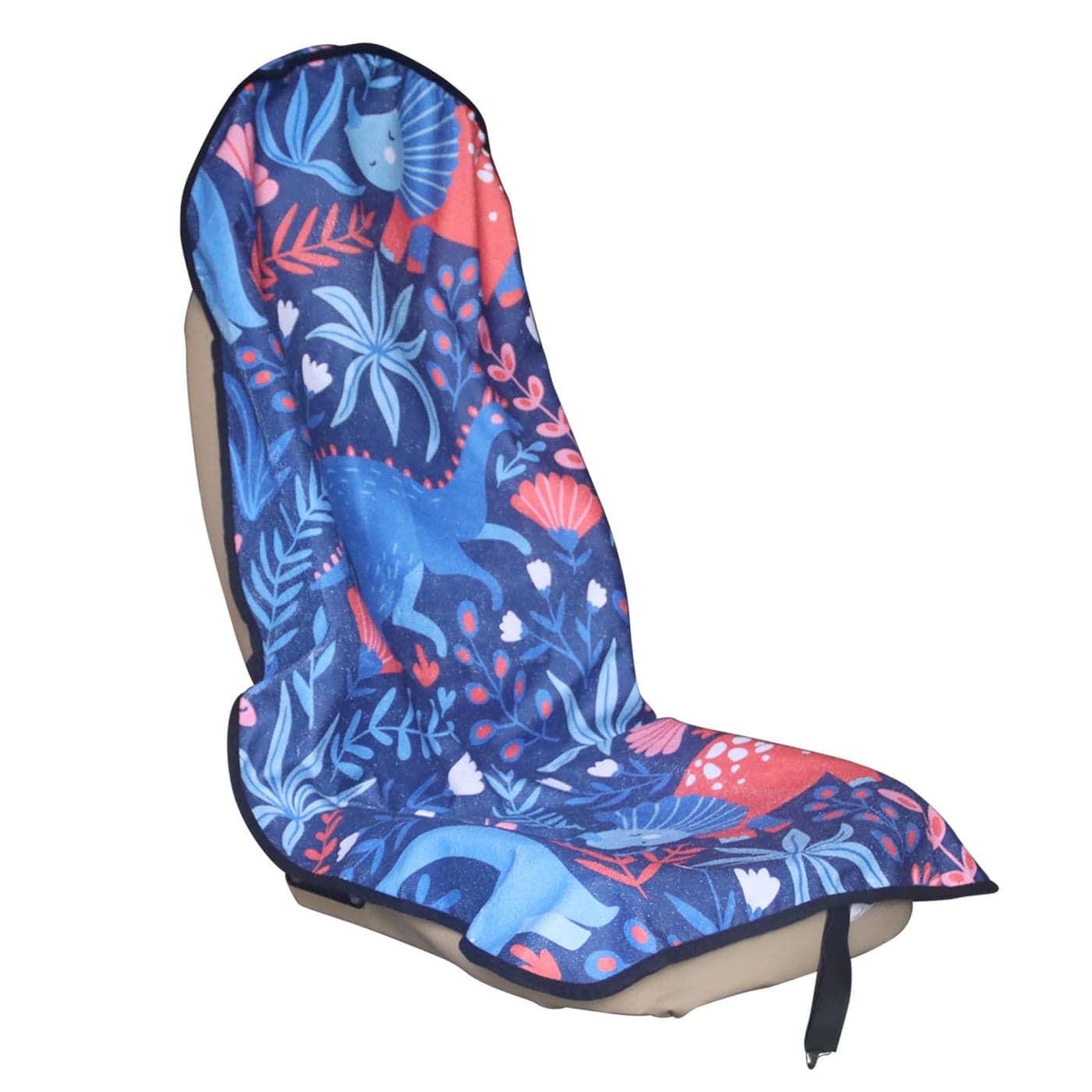 LoyaGour Car Seat Cover Protector Front Seatsfor Gym WorkoutRunningSwimmingBeach and HikingWaterproof Sweat Towel Bucket Seat Covers for Cars SUV Trucks Dinosaur 1Pcs