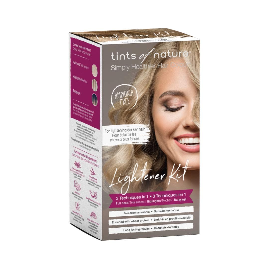 Tints of Nature 3 in 1 Lightener Kit A Natural VeganFriendly Way for Home Hair Highlights and Brightening CrueltyFree SemiPermanent Dye