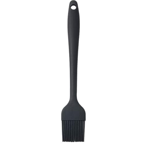 Silicone Basting Pastry Brush Grill Brush Pastry Cooking Brush Oil Baking Brushes Heat Resistant Kitchen Cooking Tools Black Color 8inch