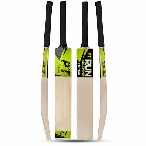 Protoner Cricket Tennis Bat, Wooden, for Ages 4-12+ Years (No.2, Age 4+ (26inch))