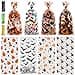 STEFORD Halloween Cellophane Bags180 PCS Halloween Clear Cellophane Candy Gift Treat Bags for Party Favors Supplies