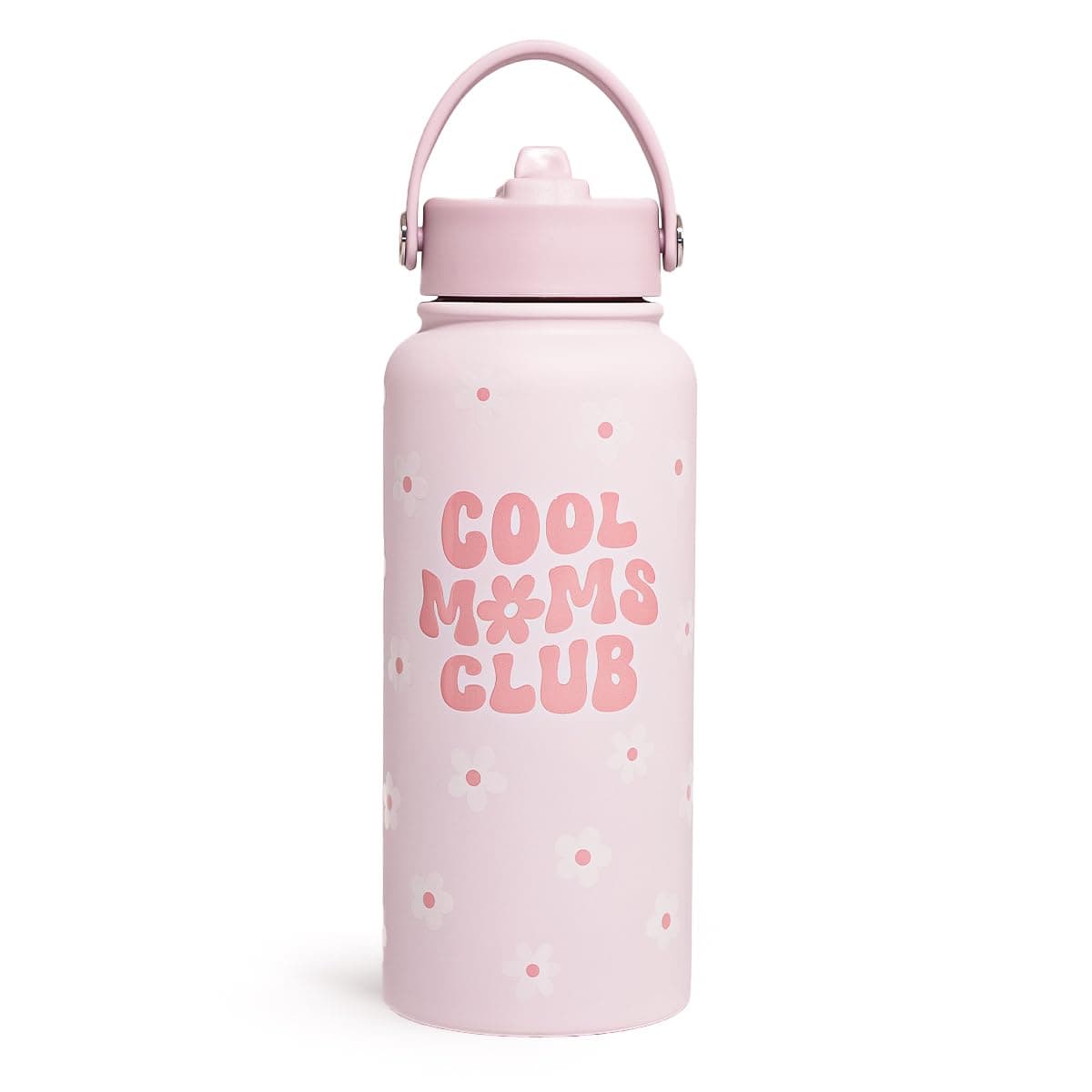 SANDJEST Mom Water Bottle Cool Moms Club Bottles 32oz Stainless Steel Insulated with Lid Mom Gifts from Daughter Son Gifts for Mothers Day Christmas Birthday