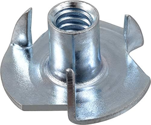Hillman 180295 Pronged Tee Nut, 10-32 , Pack of 100 , Zinc