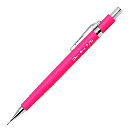 Pentel P205-F - Sharp Mechanical Drawing Pencil 0.5 mm, Barrel Pink