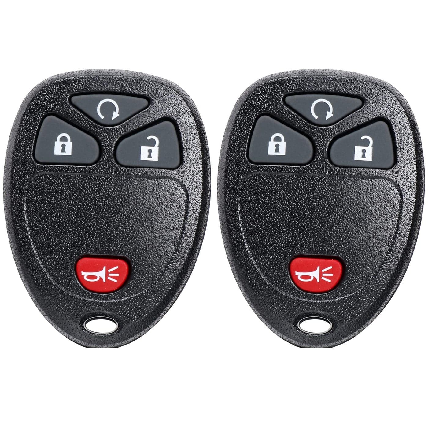 Key Fob Replacement for Chevy Silverado Equinox Traverse Tahoe Avalanche GMC Sierra 1500 2500 3500 HD Yukon Saturn Pontiac 2007 2008 2009 2010 2011 2012 2013 Keyless Entry Remote Control, 2-Pack