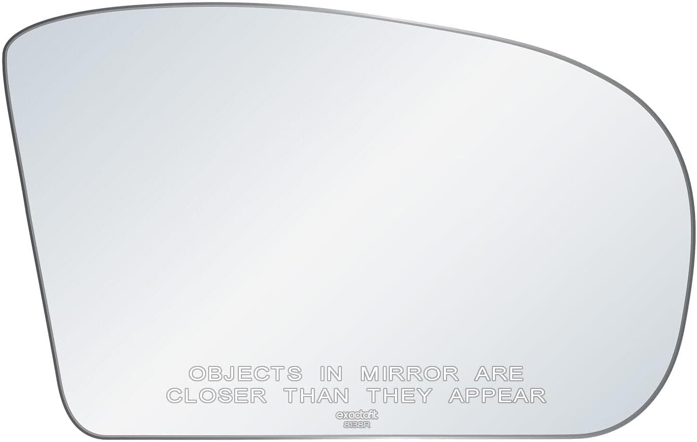 Rugged TUFF Passenger Side Rear View Mirror Glass Replacement for 2001-2009 Mercedes Benz C and E Class