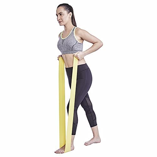 Vissco Active Band Physical Resistance Band for Exercise, Workouts, Gym, Stretching, Yoga, Strengthening of Muscles & Joints - Light Resistance (Yellow)