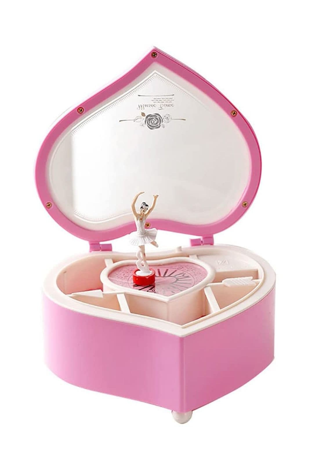 Dancing Ballerina Girls Kids Eid Birthday Gift Music Box (Pink)