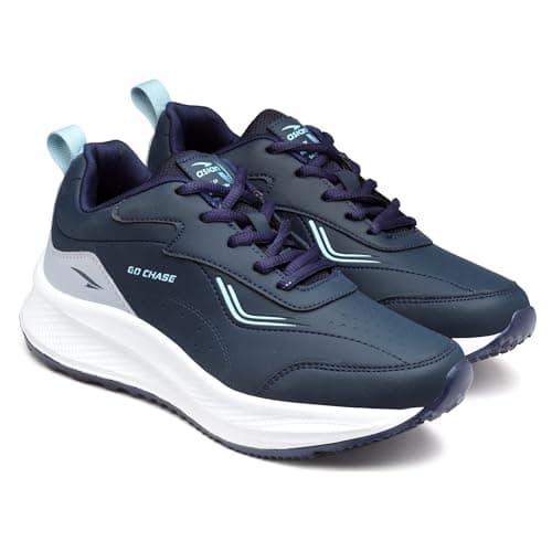 ASIAN Women DESTINY-02 Running and Casual wear Running Shoes with Laces, Lightweight and Comfortable Shoes Gym and Sports Shoes for Women & Girls with Stylish Design Navy Sky,UK 6