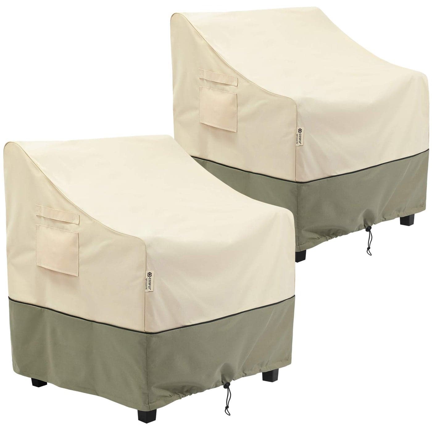 COSFLY Outdoor Furniture Patio Chair Covers Waterproof Clearance Lounge Deep Seat Cover Lawn Furnitures Covers Fits up to 32W x 37D x 36H inches2 Pack