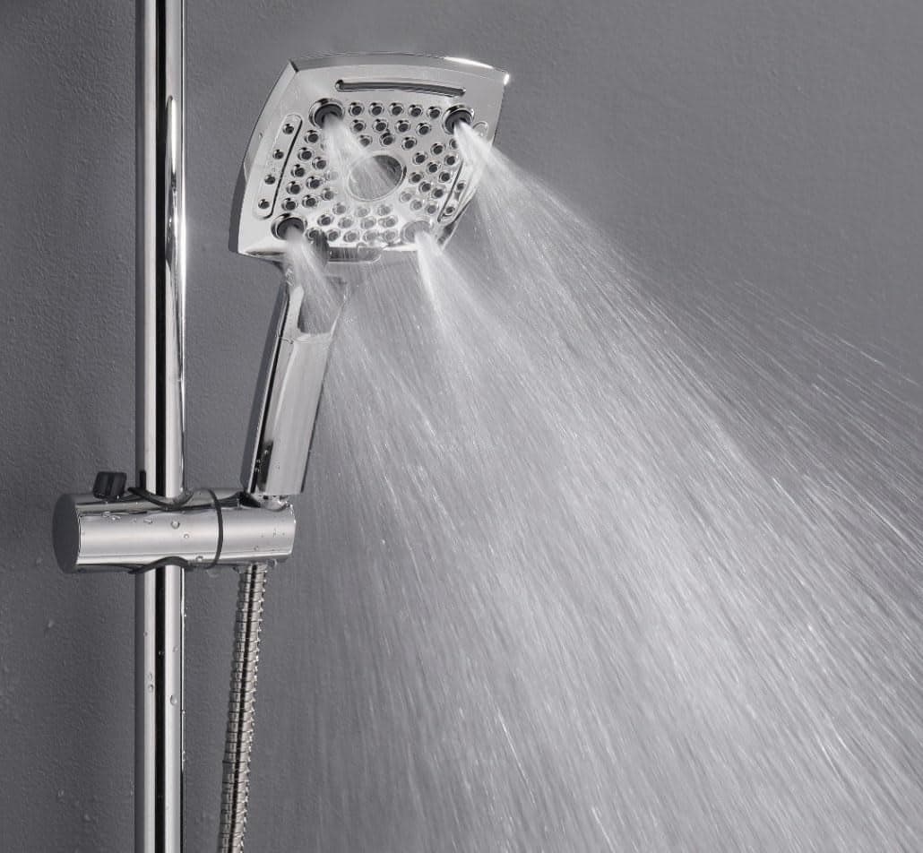 Aquieen Rubbic 5 Function Multi Function Wall Mounted Hand Shower Waterfall Hand Shower