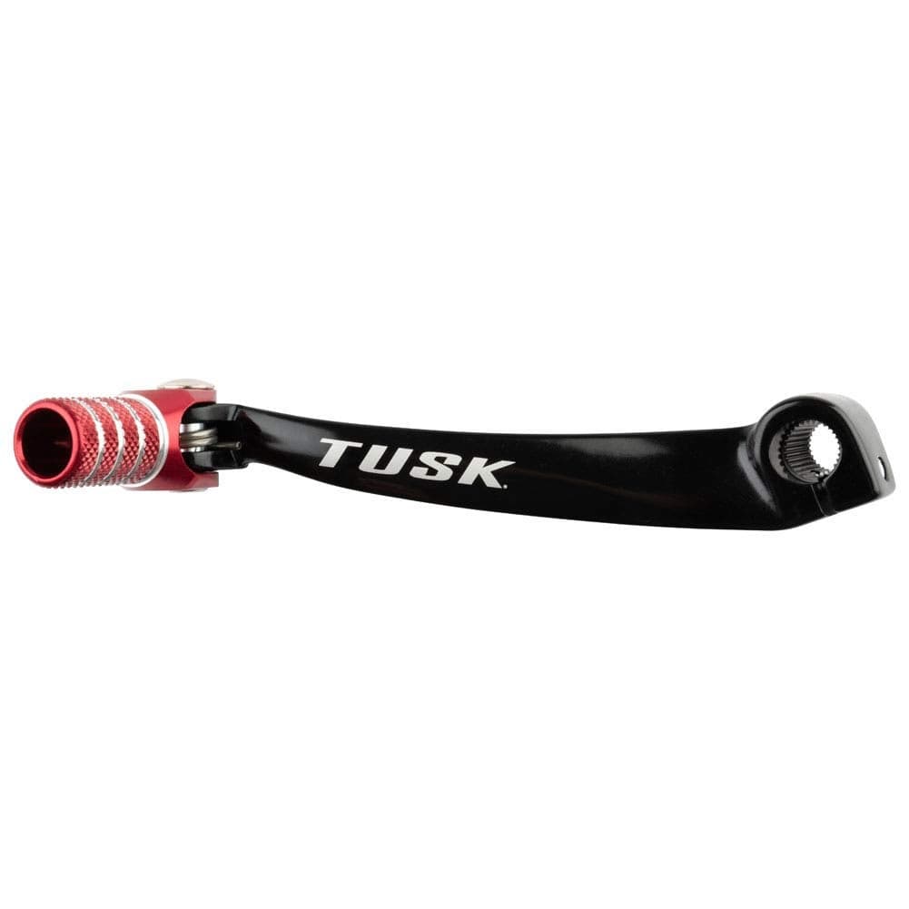 Tusk Folding Shift Lever BlackRed Tip