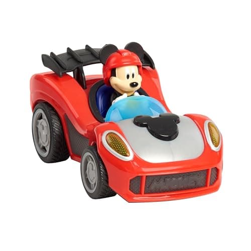 Mickey Mouse Rev n Go Vehicles with Lights and Sounds Mickeys Car Mickey Mouse Phrases Kids Toys for Ages 3 Up by Just Play