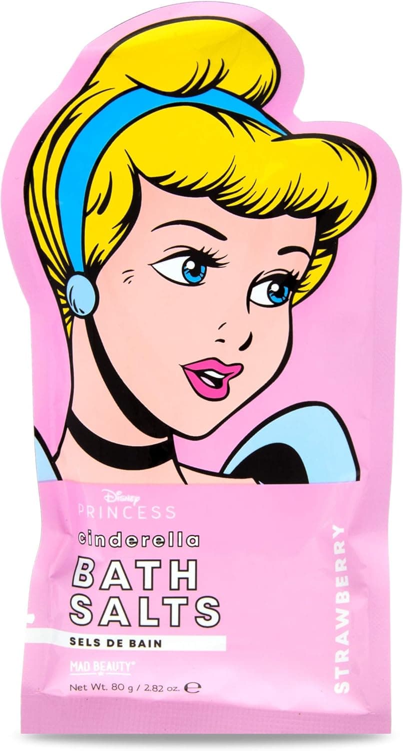 MAD Beauty Cinderella Princess Bath Salts Disney Pop Princess Bath Salts Cinderella Translucent