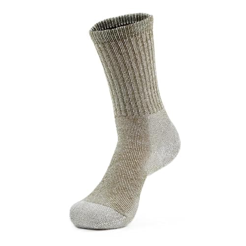 Thorlos Unisex LTH Light Hiking Thick Padded Crew Sock, Sage, Large