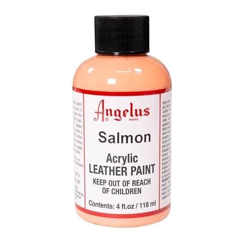 Angelus Acrylic Leather Paint, 4 oz, Salmon