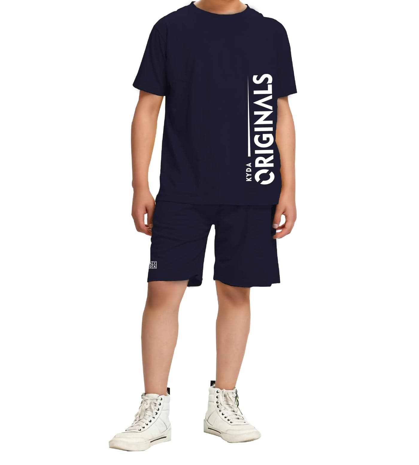 KYDA KIDS®100% Pure Cotton Boy's Premium Printed Tshirt and Shorts Set