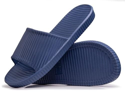 Happy Lily Shower Shoes, Women & Men’s Shower Slippers, Slides Sandals Pool Slides House Slippers Non-Slip Indoor Bathroom Shoes Beach Sandals